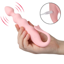 10 Speed Charging Anal Beads Plug Vibrator G-spot Prostate Massage Anla Stimulator Dildo Vibrator Sex Toys For Women Masturbator 2024 - buy cheap
