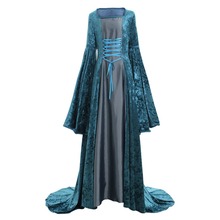Cosplaydiy-vestido Medieval renacentista para mujer, traje de baile de terciopelo, traje victoriano, L320 2024 - compra barato