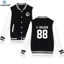 Kpop Bigbang Album Sweatshirt Baseball Jacket Coat T.O.P GD G-dragon Autumn Winter Jackets Hoodies Casual Uniform Tracksuit Tops 2024 - buy cheap