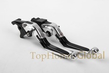 CNC Foldable&Extendable Brake Clutch Levers For YAMAHA XJ6 DIVERSION 2009-2014 Silver/Black 2010 2011 2012 2013 2024 - buy cheap