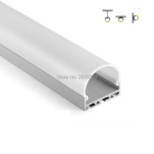 10 X 2M Sets/Lot New arrival aluminium channel for led strip Half round led aluminum profile for wall ceiling lamps 2024 - buy cheap