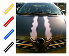 Декоративная наклейка на капот для стайлинга автомобиля и мотоцикла, полоски «сделай сам» для Chevrolet WTCC Sequel Nubira Monte Kodiak Epica 2024 - купить недорого
