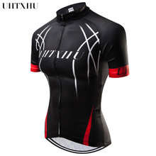 Uhtxhu Women Cycling Jerseys Mountain Bike Clothing MTB Bicycle Wear Clothes Summer Cycling Clothing 2024 - buy cheap