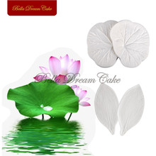 Lotus Flower Leaf Textu Petal Veiner Silicone Mould Set Cake Decorating Tool Fondant Sugarcraft Molds Handmade Bakeware Tools 2024 - buy cheap