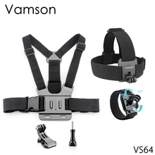 Vamson for Yi Lite Accessories Chest Head Strap Belt Head Strap Mount Screw Wrist Strap for Gopro Hero 6 5 4 Action Camera VS64 2024 - buy cheap