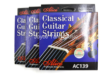3 Sets of Alice AC139-N/H Classical Guitar Strings Titanium Nylon Strings Silver-Plated 85/15 Bronze Wound 1st-6th Strings 2024 - buy cheap