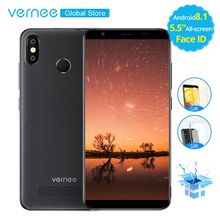 Vernee T3 Pro 5.5 Polegada FACE ID 16 3 GB de RAM GB ROM Android 8.1 Smartphone Quad core MTK6739WA Celular 4080 mAh 4G LTE Telefone Móvel 2024 - compre barato