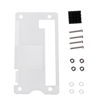 Carcasa de caja de cierre acrílico + disipador de calor de aluminio, Kit para Raspberry Pi Zero V1.3 2024 - compra barato