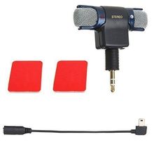 3.5mm microfone estéreo para gopro hero 3 + 4 com adaptador de cabo de microfone de 10 pinos ST-189 e fita dupla face 2024 - compre barato