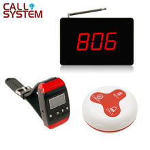 Wireless Order Taking System Restaurant Guest Service Call Bell Button Pager CE Passed( 3 display+3 watch+28 call button ) 2024 - buy cheap