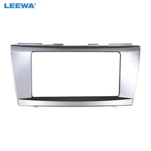 LEEWA-Marco de Audio para coche, adaptador Fascia de 202x102mm para Toyota Camry 2006-2011, reacondicionamiento de DVD, Panel de Radio, marco de tablero # CA3854 2024 - compra barato
