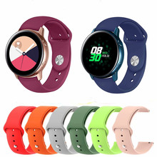 20mm22mm Rubber Band for Samsung Gear Sport S2 S3 Galaxy Watch 42mm 46mm Silicone Strap for Huami Amazfit Pebble Time Huawei2 gt 2024 - buy cheap