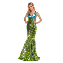New Design Halloween Women Seamaid Dress Sexy Adult Mermaid Costume 2024 - buy cheap