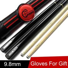 New Handmade Snooker Cue 3/4 Sticks 9.8mm/11mm Tips 3 4 Snooker Cues Case Set China 2024 - buy cheap