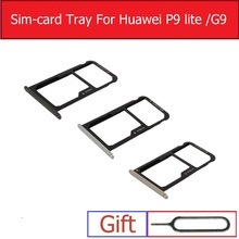 Soporte de tarjeta SIM y SD genuino para Huawei P9 Lite G9 VNS-L21 L22 L23 L31 L53, reemplazo de la bandeja del lector de tarjetas de memoria SIM 2024 - compra barato