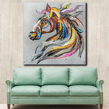 Fashion Pop Art Oil Painting Wall Art Picture FAIRY HORSE Animal Printed Canvas Painting For Living Room Home Decor Unframed 2024 - buy cheap