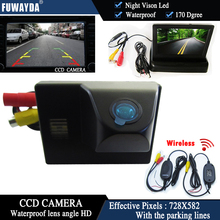 FUWAYDA Wireless CCD Chip Car Rear View Camera for TOYOTA Land Cruiser LC 100 120 4500 4700+4.3 Inch foldable LCD TFT Monitor HD 2024 - buy cheap