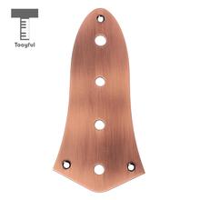 Tooyful Vintage Control Plate For Jazz Bass JB Style Bass Guitar Replacement Brown 2024 - buy cheap