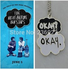 ZRM 20pcs/lot Wholesale Fashion Jewelry Charm The Fault In Our Stars Okay Okay Pendant Necklace,original factory supply 2024 - buy cheap