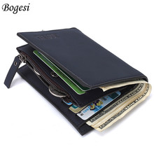Hot Fashion men wallets famous brand mens wallet male money purses with zipper Wallets New Design Top Men Wallet With Coin Bag 2024 - buy cheap