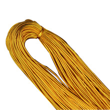 Hilo de hilo de color amarillo dorado, Cannetille Purl Cord + Accesorios de joyería DIy, pulsera, cuerda de macramé, cadena de pendientes 2024 - compra barato