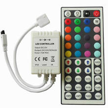 44 keys LED IR RGB  strip Controller LED single Controller IR Remote Dimmer DC 12V 6A For RGB 3528/2835 5050 LED Strip 2024 - buy cheap