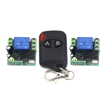 Nova 12 V Mini 1CH 433 MHz Código de Aprendizagem Receptor Módulo + Interruptores de Controle Remoto Sem Fio Digital de 4194 2024 - compre barato