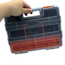 Портативный ящик для инструментов электронные пластиковые детали комбинированный ящик для инструментов винт контейнеры компонентный чехол для хранения 2024 - купить недорого
