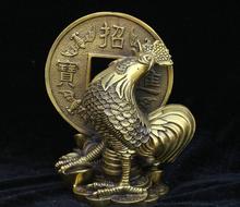 Estátua chinesa de feng shui em bronze yuan bao 2024 - compre barato