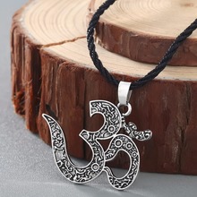 CHENGXUN OM Necklace Ohm Jewelry OM Necklace Yoga Jewelry Om Meditation Jewelry Men Boys Pendant Figure Necklace 2024 - buy cheap