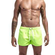 Shorts de praia esportivo masculino, calção de banho para homens com secagem rápida, para corrida e praia 2024 - compre barato