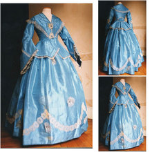 Vestido noturno 19 século guerra civil austrália bela vestido/estilo vitoriano vestidos de lolita/vestido de scarlette envelhecido 2024 - compre barato