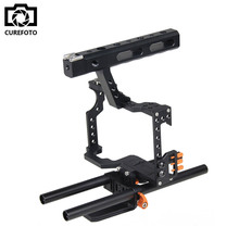 Empuñadura de estabilizador de vídeo DSLR, película de fabricación de películas, jaula de cámara para Panasonic GH4 Sony A7 Series A7/A7II/A7s/A7r/A7RII 2024 - compra barato