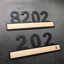 Placas de acrílico personalizáveis para casa, placas para número de casa, casa, hotel, ktv, sala, b & b, cartões de quarto 2024 - compre barato