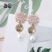 Be 8  Best lady New Design Fashion Dangle Earrings CZ Drop Long Earrings for Women Wedding Statement Earring Jewelry E649 2024 - buy cheap