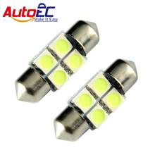 AutoEC Festoon Led smd 5050 led 4leds Festoon Dome Light car festoon light 31mm auto lamp bulbs for Universal Car #LK113 2024 - buy cheap