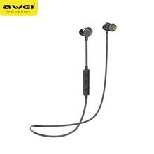 AWEI WT10 Magnetic Bluetooth Earphone Sport Waterproof Wireless Headset Bass Stereo Music Wireless Headphones with microphone 2024 - buy cheap