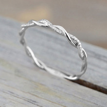 Женское кольцо для помолвки Diomedes, скрученная форма, подходящая ко дню рождения, 2019 2024 - купить недорого