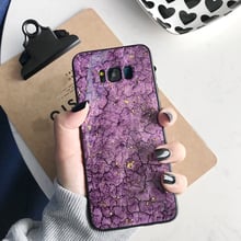 Luxury Marble Phone Cases For Samsung Galaxy S7 edge S9 S8 Plus Note 9 8 Soft Silicone Gold Foil Glitter Back Cover Case Note9 2024 - buy cheap