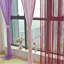 300 * 300cm line curtain indoor upscale decor silver silk curtain hotel  bedroom curtain multicolor optional 2024 - buy cheap