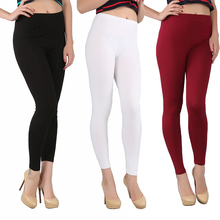 Calça legging casual preta brilhante, calça feminina quente plus size skinny 2024 - compre barato