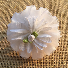 2pcs New 2017 Sun petals white flowers Elastic Rubber Bands Headwear For kids Girl Ponytail Holder Scrunchy Ornaments Jewelry 2024 - buy cheap