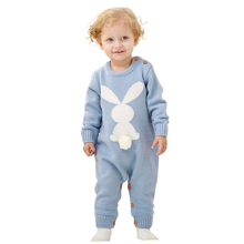 Pelele de punto de bebé dibujos conejo para niño y niña, suéter, mono de manga larga para bebé 2024 - compra barato