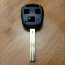 Capa de chave remota para substituição de 3 botões, para toyota musculação lexus com lâmina longa de chave fob capa 5 tamanhos 2024 - compre barato