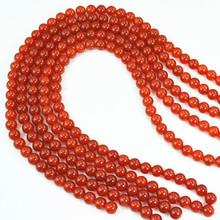 1 Pack 4mm 6mm 8mm 10mm 12mm Natural AAA Red Round Beads Loose Beads DIY Jewelry Accessories 2024 - buy cheap