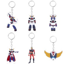 Cartoon Mazinger Z Keychain Super Robot Enamel Keyring Pendant Men Car Women Bag Accessories Fans' Gifts 2024 - buy cheap