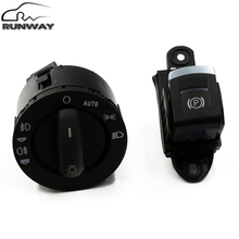 100% New Fog Lamp Headlight Parking Brake Button Switch Button For AUDI A6 S6 C6 RS6 A6 Allroad Quattro 4F1941531 4F1 927 225C 2024 - buy cheap