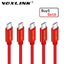 VOXLINK Micro USB Cable 2.4APhone Fast USB Charge Cable for Xiaomi Redmi Micro USB Charger Data Cable for Samsung Huawei Android 2024 - buy cheap