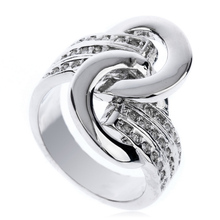 Alisouy anel feminino de cor única, cinto de cristais austríaco, cor brilhante, anéis de festa para mulheres 2024 - compre barato