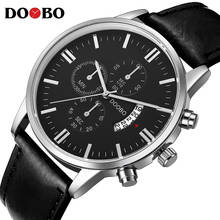 DOOBO Men Watch Brand Luxury Military Quartz Mens Watches Waterproof Leather Wristwatch Sport Male Clock Relogio Masculino D025 2024 - buy cheap
